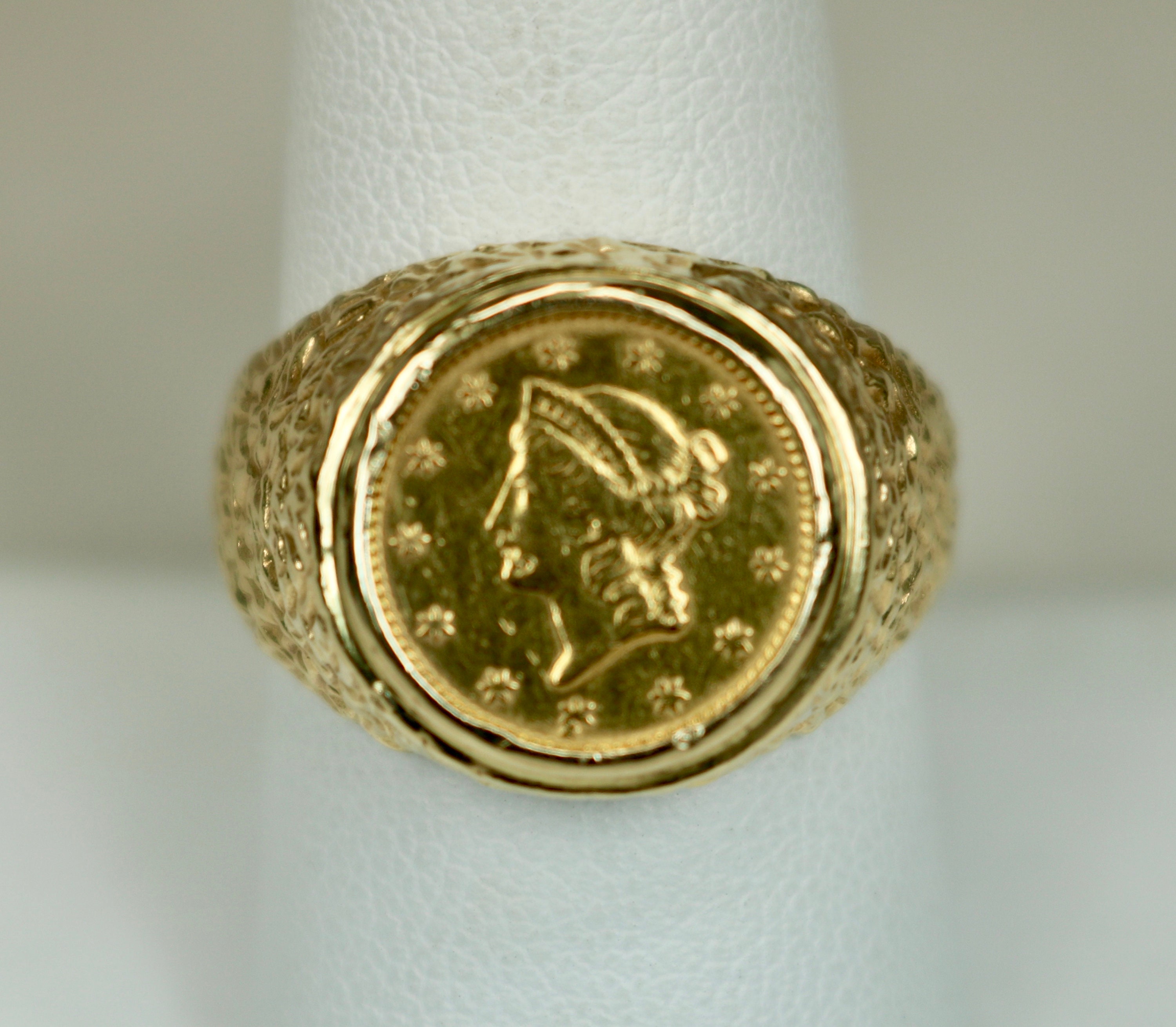14k 2024 coin ring