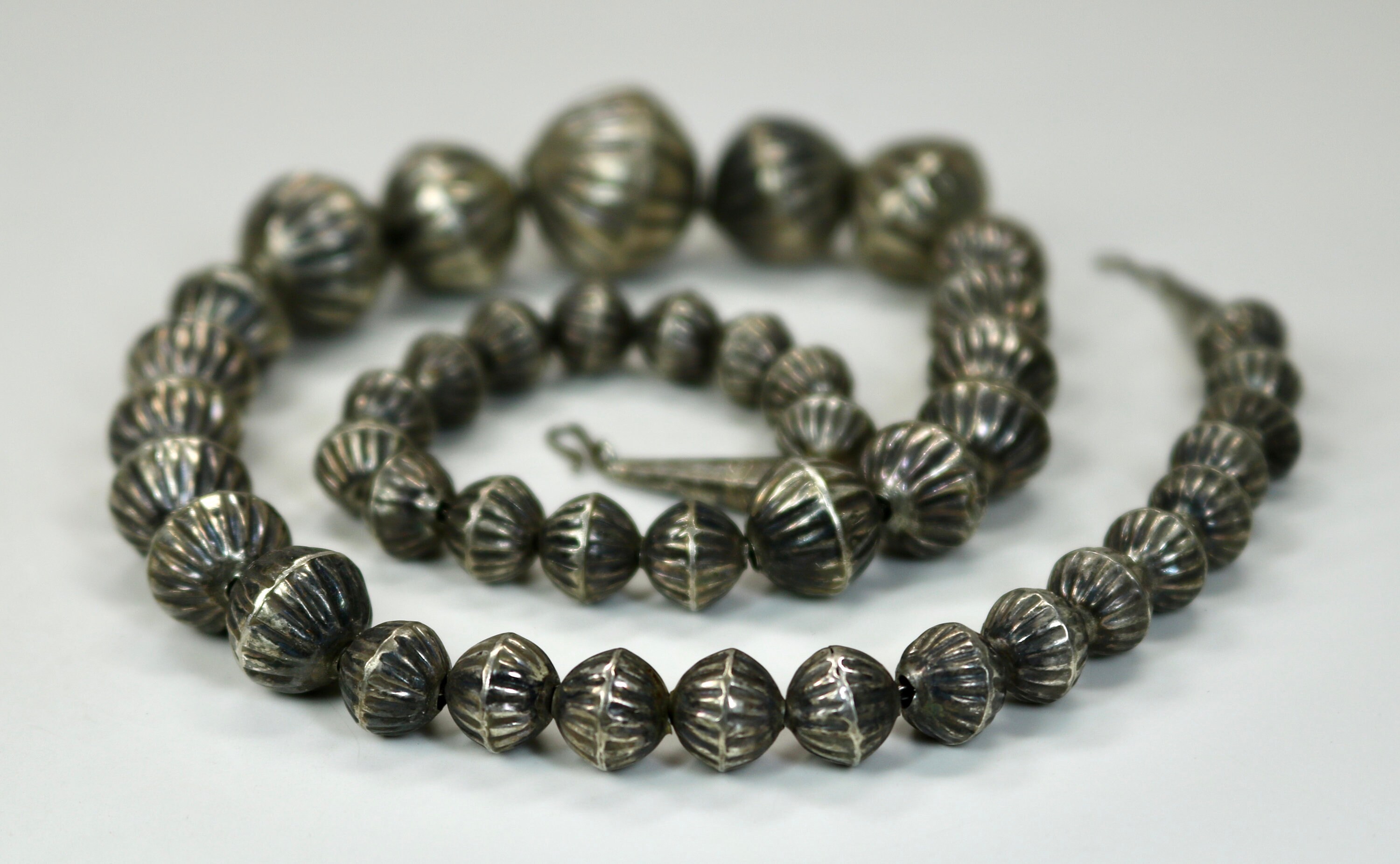 Vintage Old Pawn Necklace Native American Navajo Fancy Hand