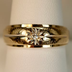 Mens starburst store diamond ring