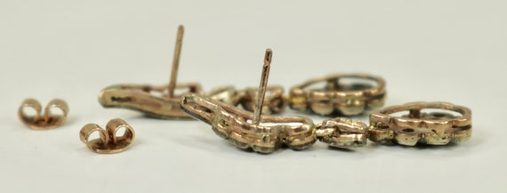 Antique Georgian Era Necklace & Earrings Set Silv… - image 10