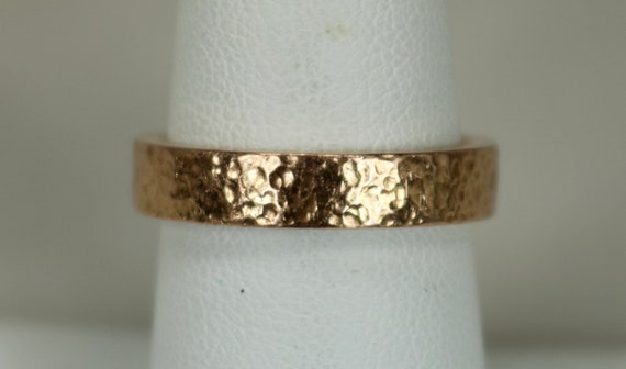 Vintage 14K Rose Gold Eternity Ring or Wedding Ban