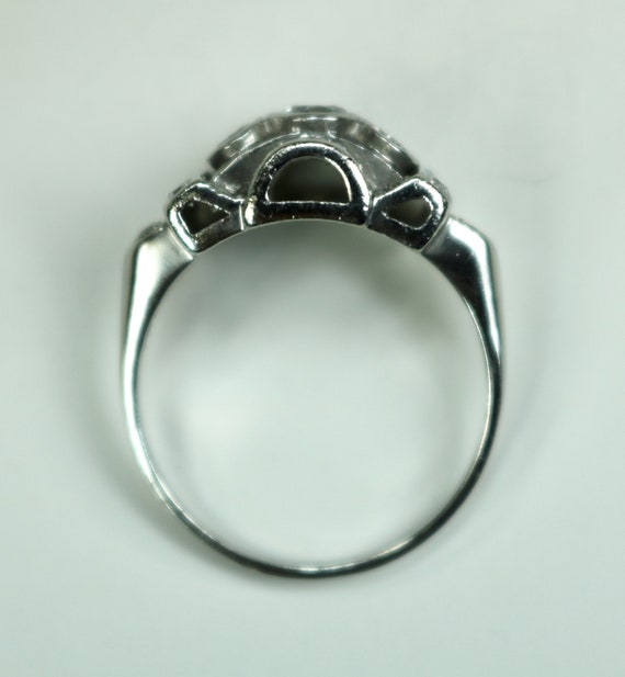 Antique Hand Fabricated Art Deco Era Ladies Ring … - image 10