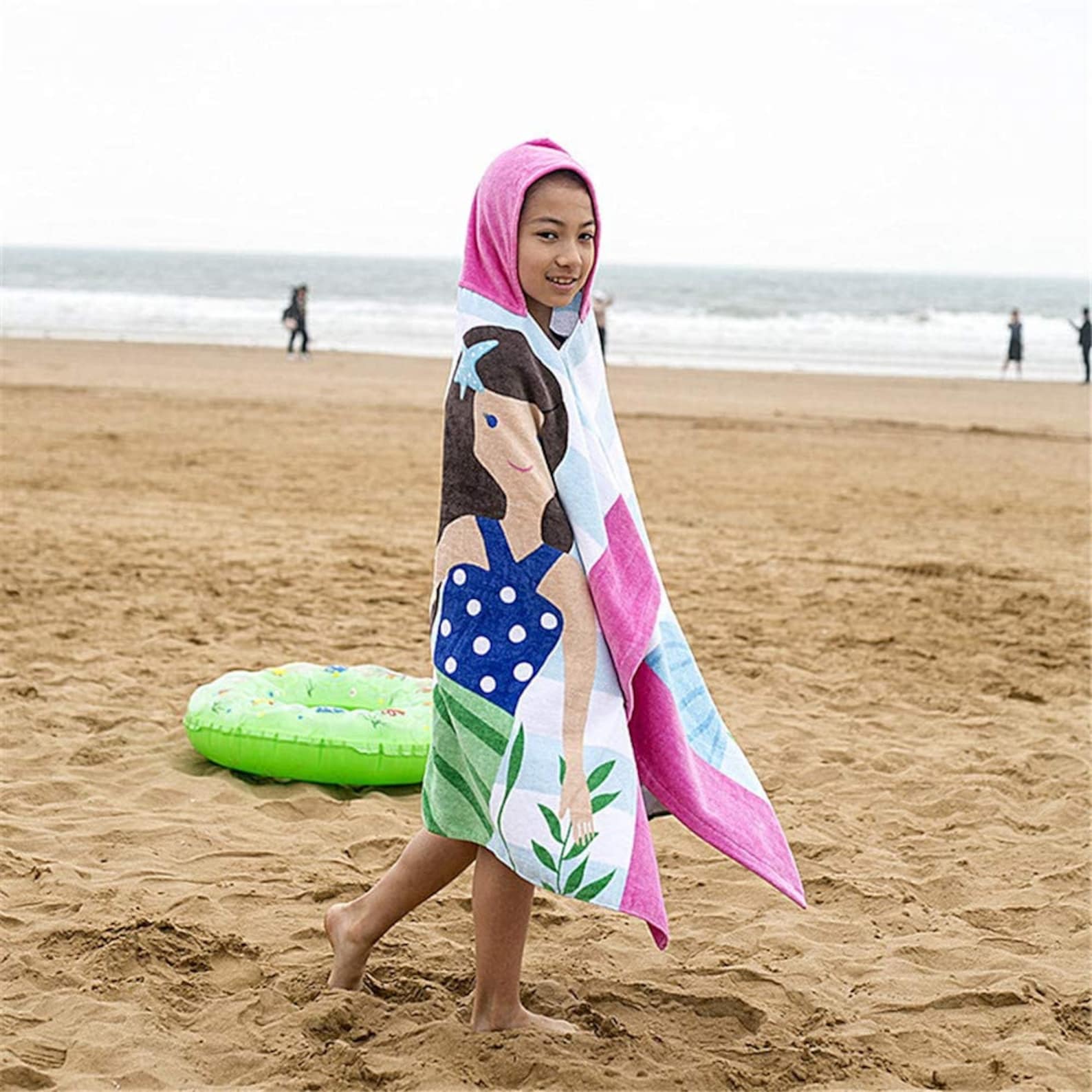 Personalized Hooded Beach Towel Child's Pool Towel with Etsy