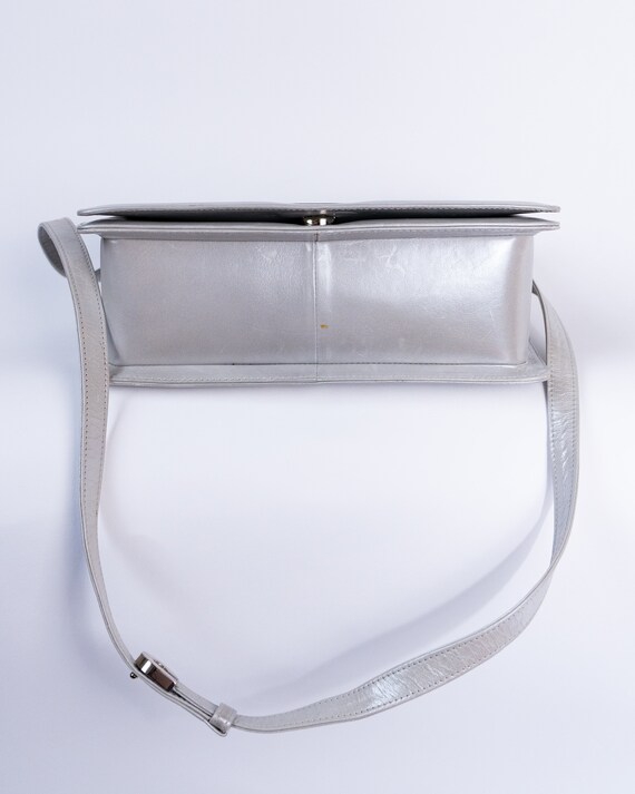 1990s-Y2K Charles Jourdan Leather Handbag, Charle… - image 4