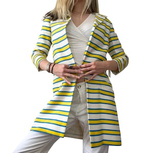 Abrigo mod de los años 60 talla XS/pequeña, abrigo mod de rayas de los años 60, esmoquin de los años 60, abrigo de rayas de los años 60, abrigo pequeño de los años 60, abrigo mod de rayas de los años 60