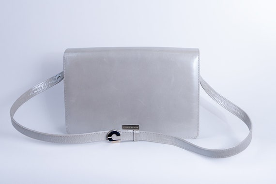 1990s-Y2K Charles Jourdan Leather Handbag, Charle… - image 1