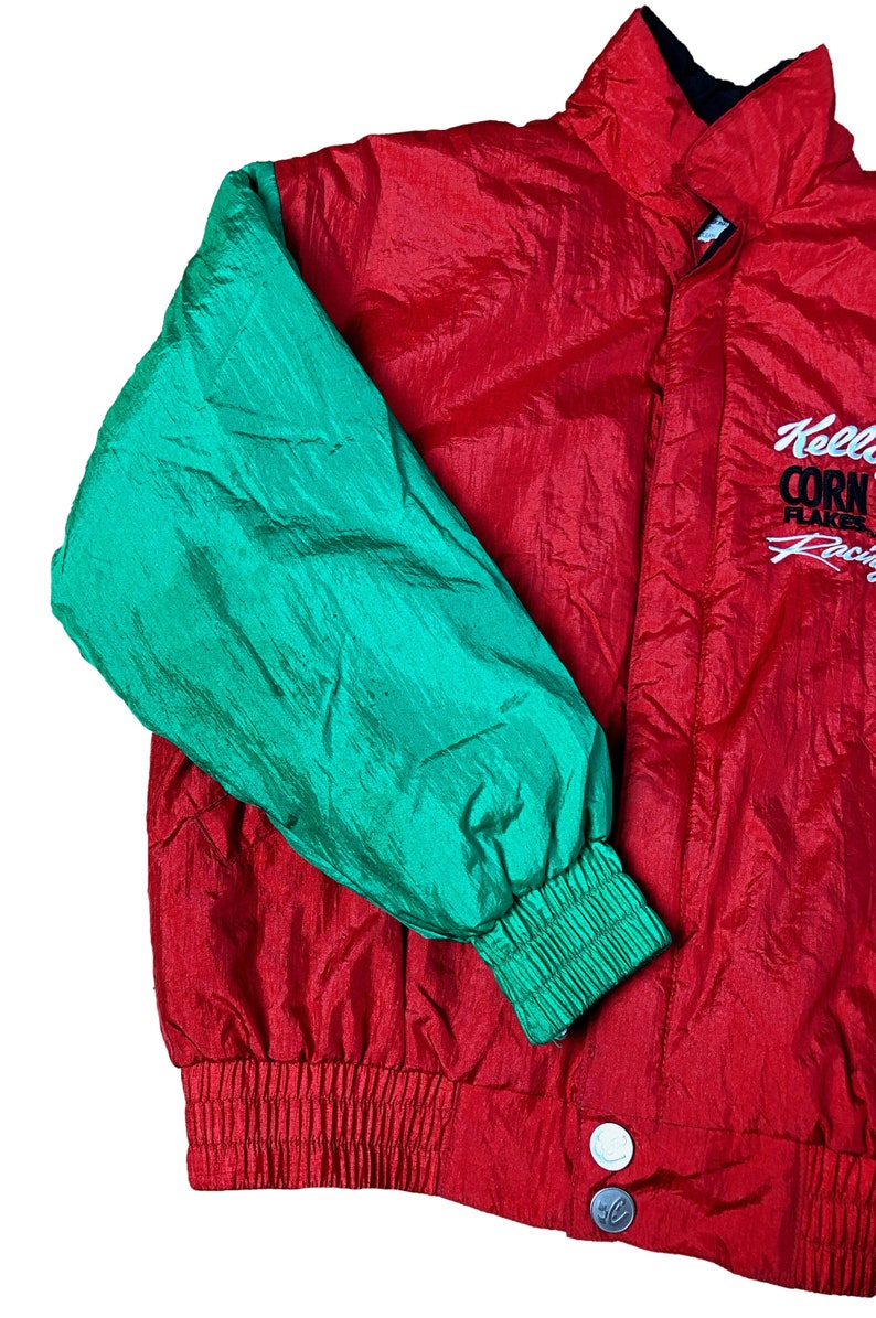 Vintage Kid/'s Nascar Racing Jacket Tony Labonte Chase Authentics Kellogg/'s Racing Nascar Jacket 1990s Vintage Youth Nascar Windbreaker
