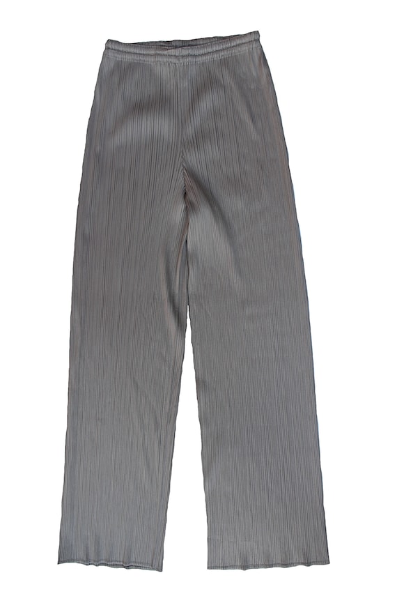 Y2K Issey Miyake Pleats Please Gray Pants, Issey M