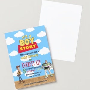 It’s a Boy Story Baby Shower Invitation