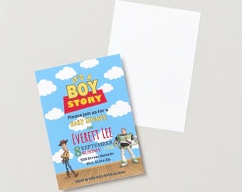 It’s a Boy Story Baby Shower Invitation