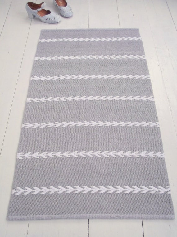 Gris Et Blanc Tapis Scandinave Petit Tapis Tapis De Chambre De Bébé Tapis De Salle De Bain Tapis Tapis Moderne à La Main Tissées Sur Métier à
