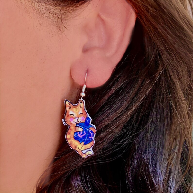 Hanukkah earrings kids