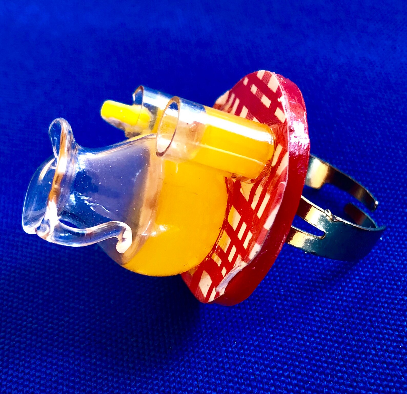 Lemonade Ring, Lemon Ring, Lemon Slice Ring, Citrus Ring, Cute Ring