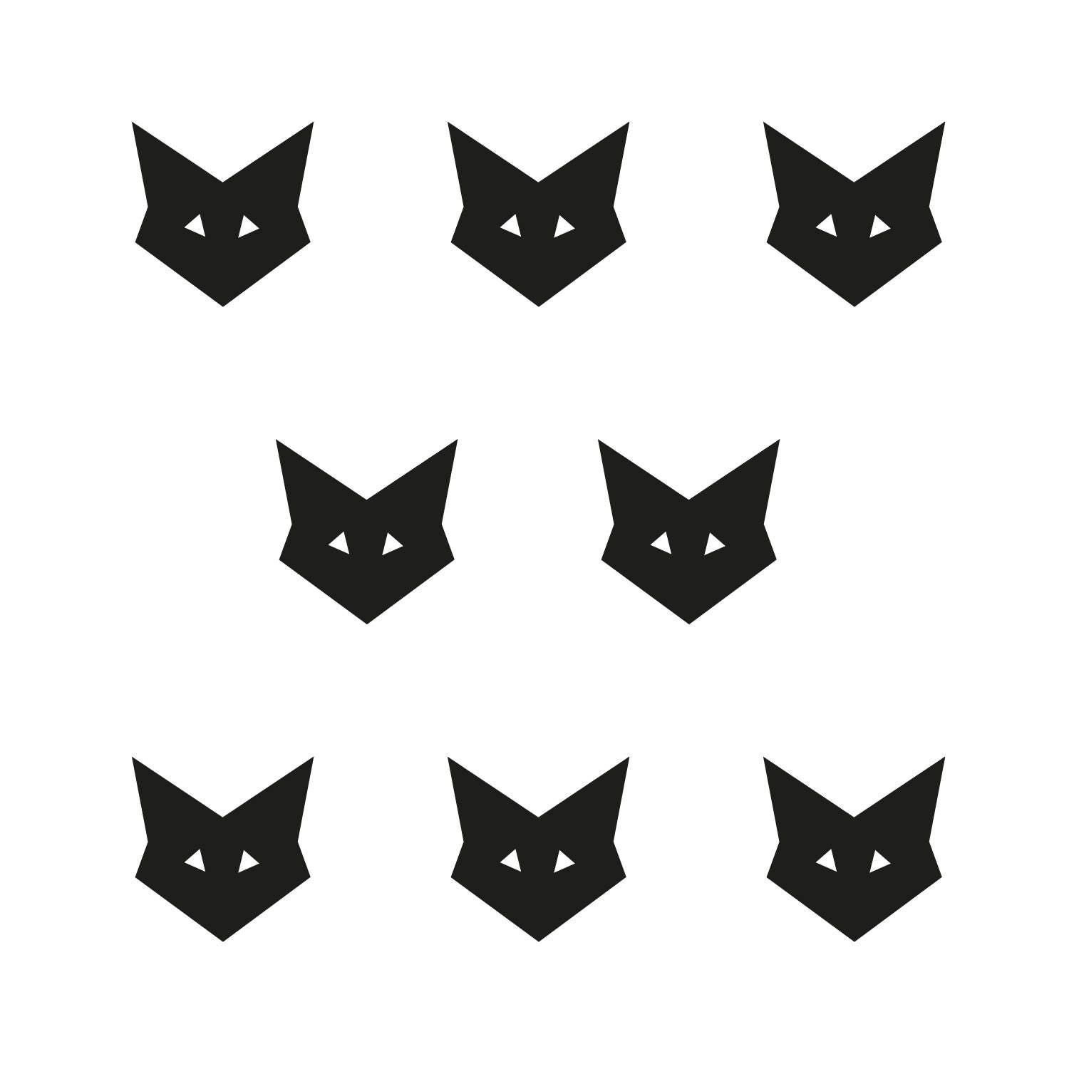 stickers Renards Pour Décoration Murale ou Tous Supports - Très Facile à Poser