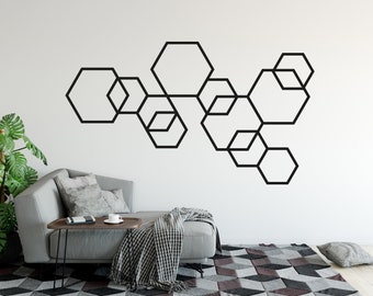 Patron DIY Hexagones pour masking tape