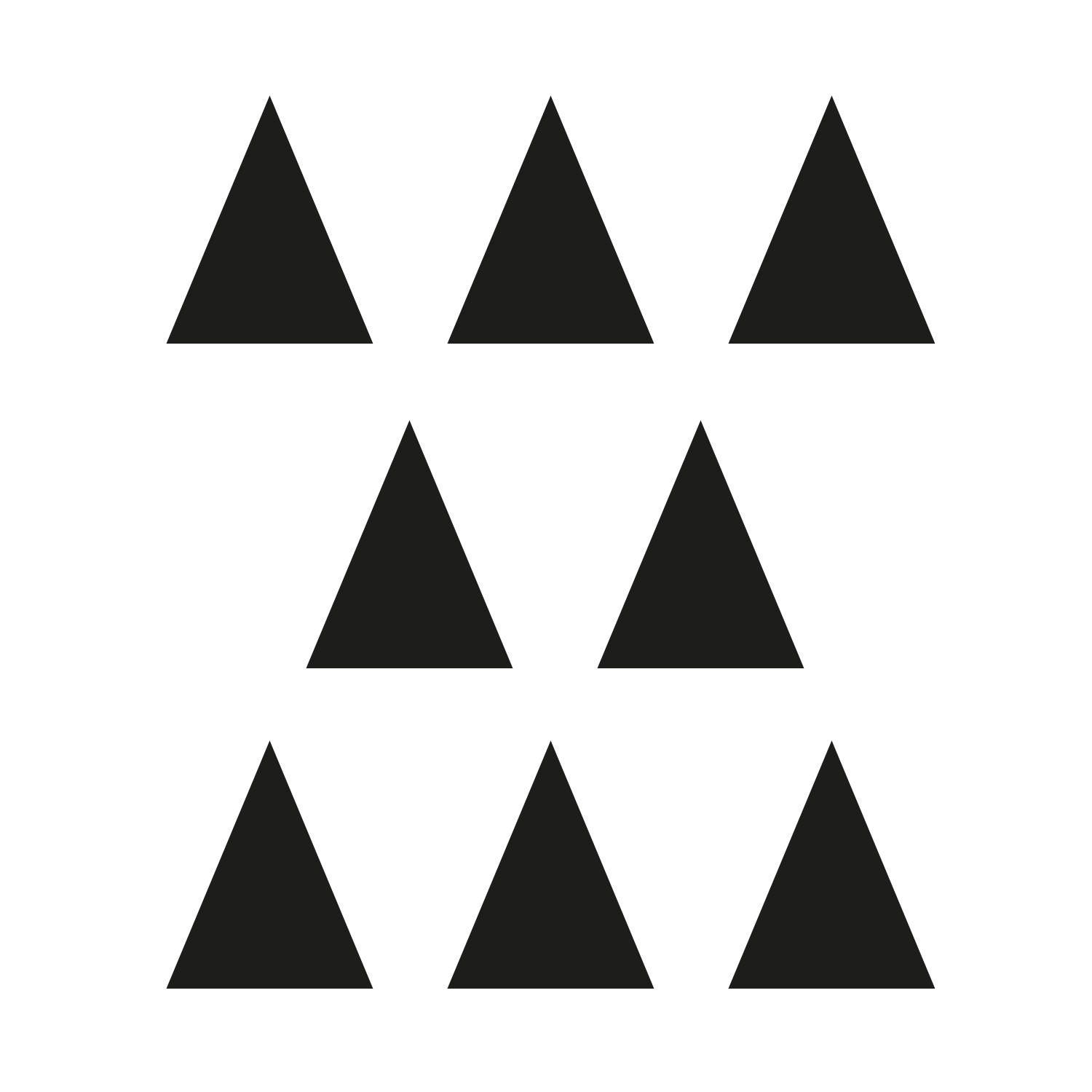 stickers Triangles Pour Décoration Murale ou Tous Supports - Très Facile à Poser