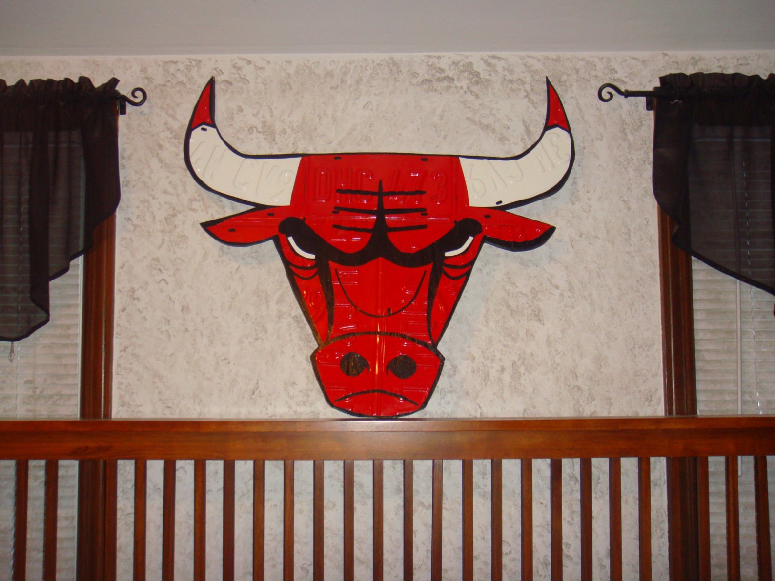 CHICAGO BULLS License Plate Logo Sign One of A Kind Etsy