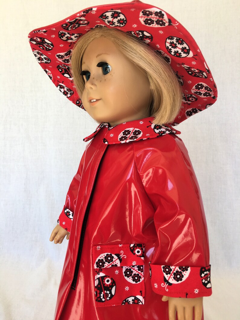 Raincoat and Hat AG Raincoat 18 inch doll raincoat Etsy