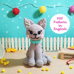 Mia die Katze Amigurumi PDF Anleitung auf Englisch