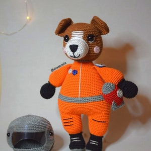 Laika, der Astronaut Hund Amigurumi Muster