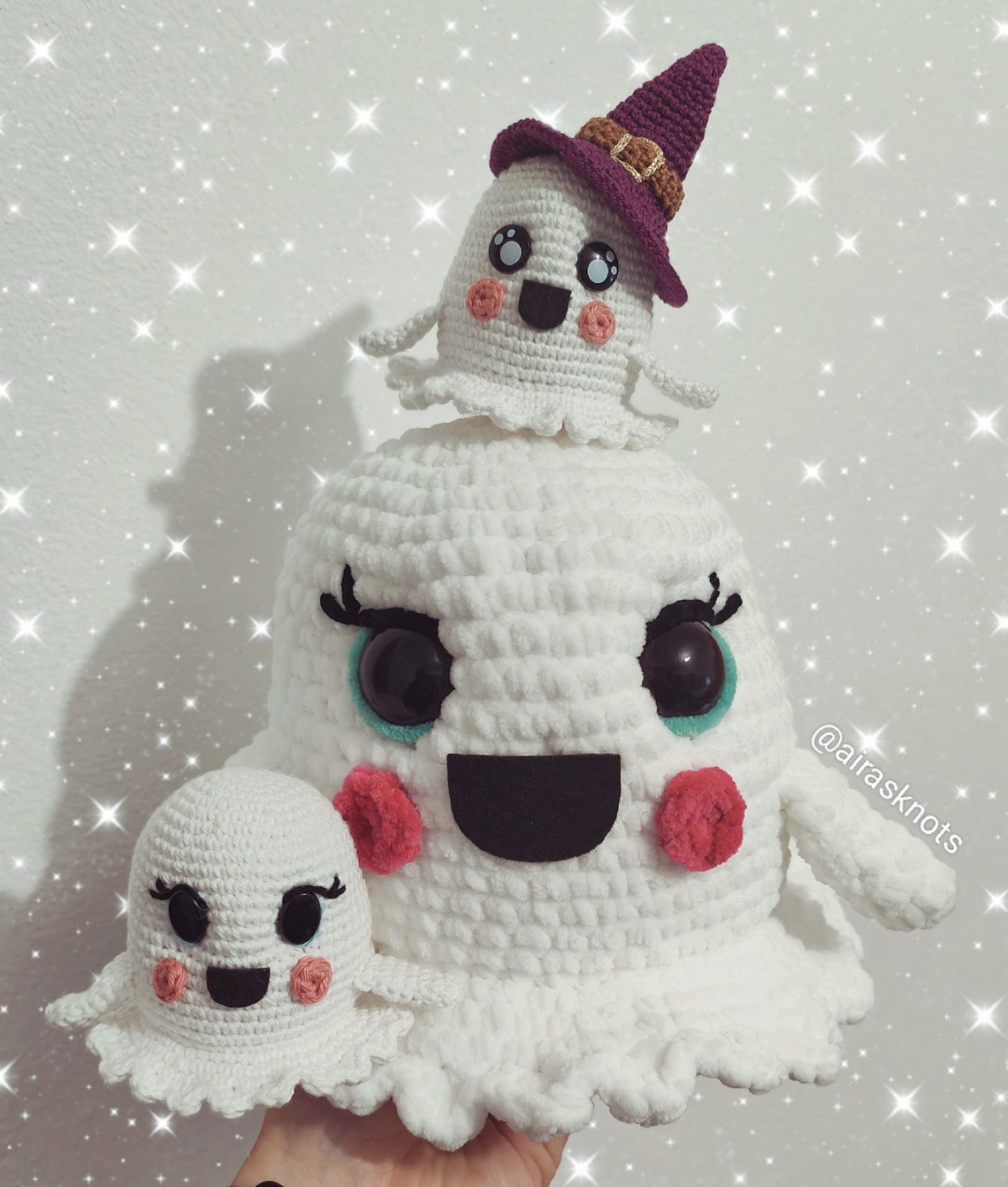 Spooky Boo the Chubby Ghost Amigurumi PDF Pattern in English - Etsy