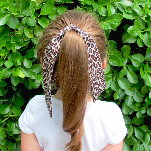 Floral Hair Scarf Hair Tie Scarf Ponytail Scarf Chiffon Etsy
