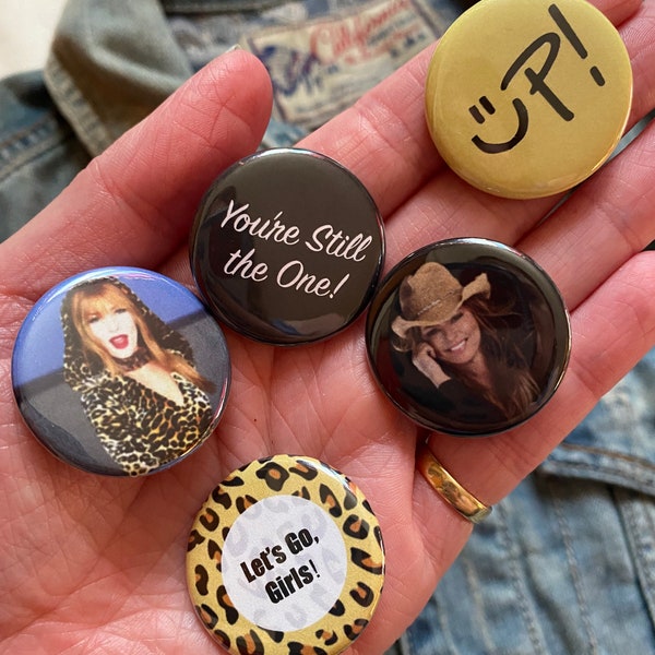 Shania Twain Pins (set of 5)