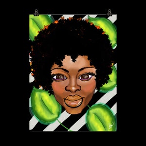Natürliche Frau Giclée-Druck 18x24