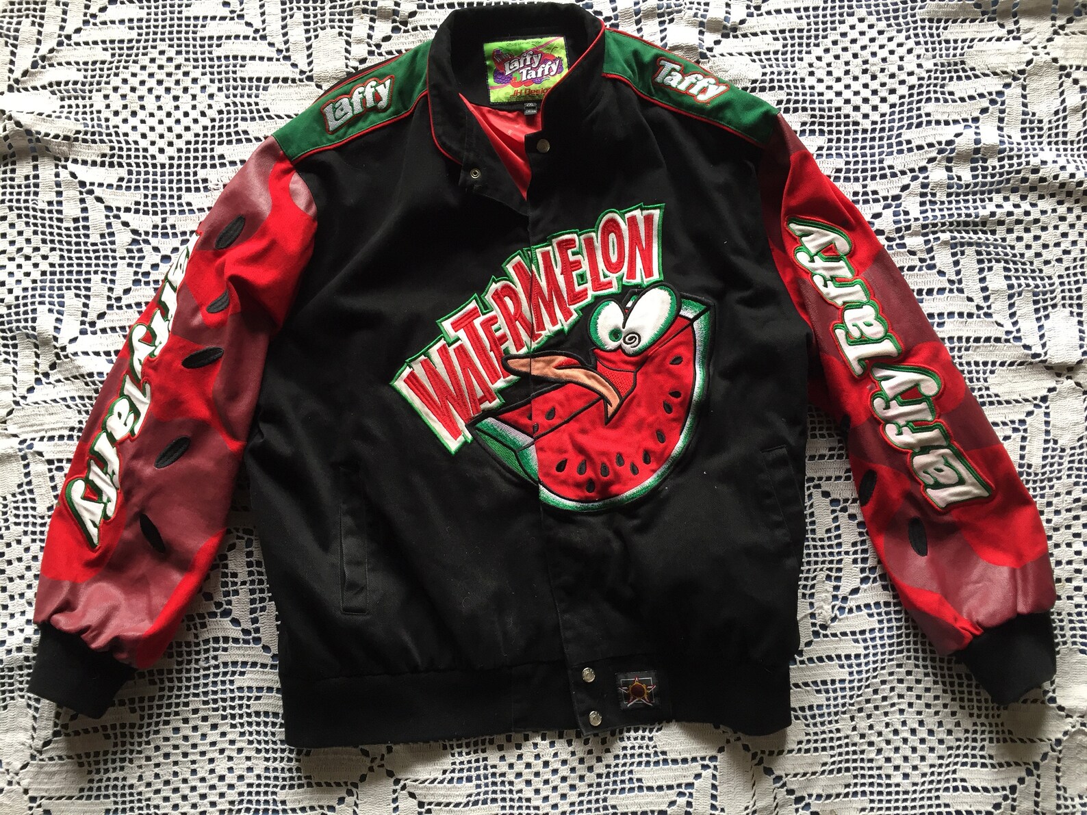 JH DESIGN Laffy Taffy WATERMELON Nascar Jacket Size 2XL Etsy