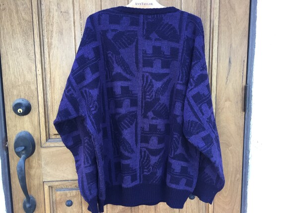 GORGEOUS PURPLE Wool Pullover Sweater from Italy … - image 4