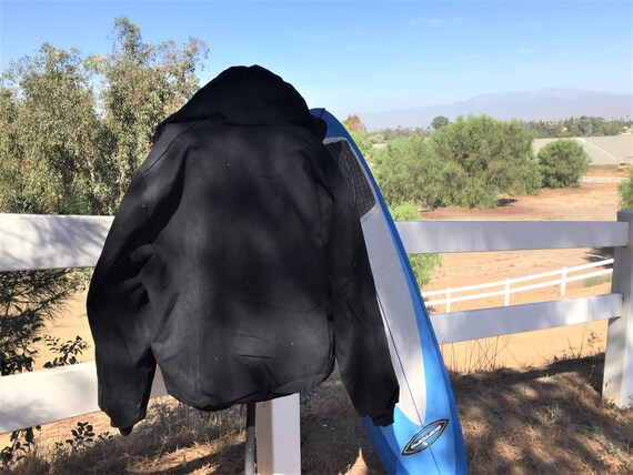 CARHARTT Midnight Black Rancher Hoodie Size 2XL 25 Inch Zip Front