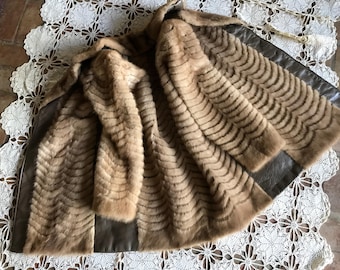 MINK PANEL COAT