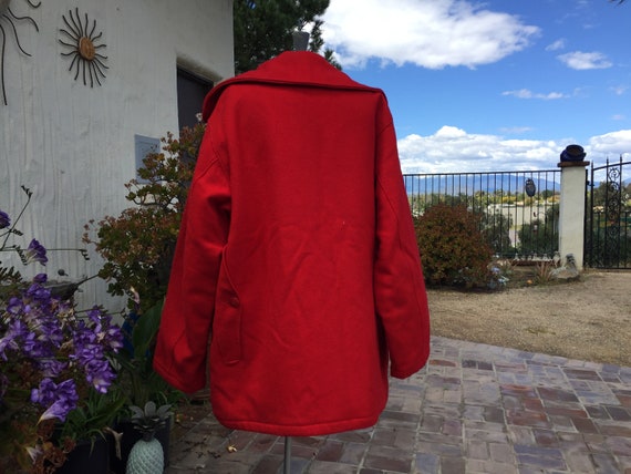 RED WOOLRICH BUFFALO Barn Coat/ Hunting jacket Lu… - image 3