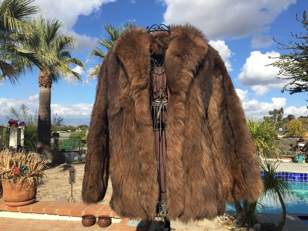ALPACA LLAMA FUR Coat Hand Tailored in Lima Peru for Cuzco - Etsy