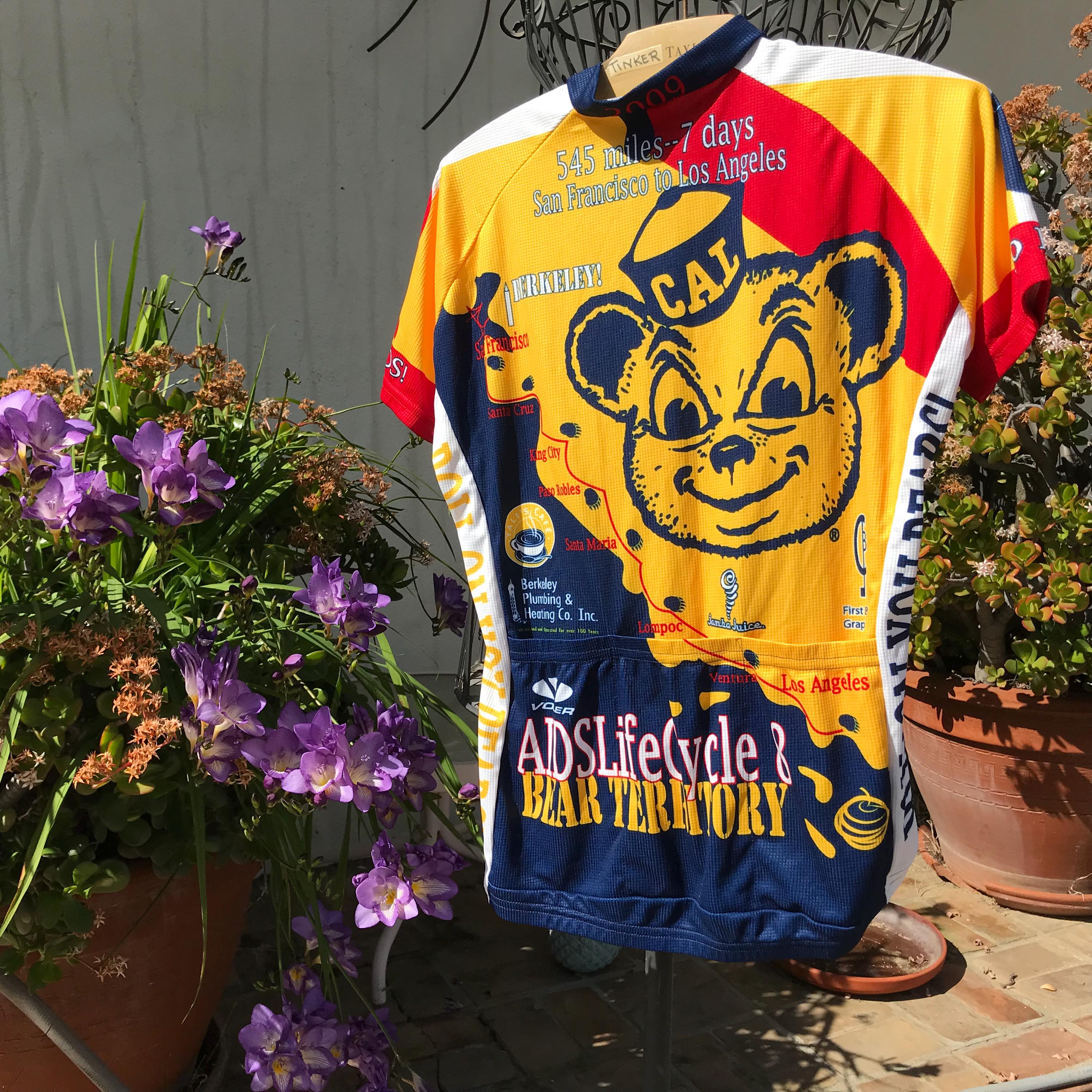 CAL BERKELEY Bears CYCLIST Jersey Women's Medium (gender Neutral ...