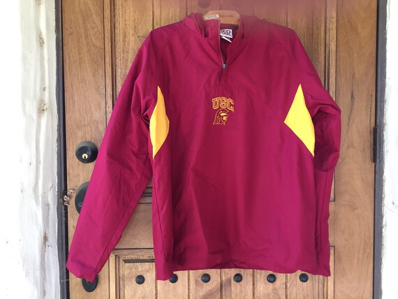 USC WINDBREAKER Track Jacket Size Small 