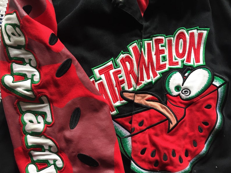 JH DESIGN Laffy Taffy WATERMELON Nascar Jacket Size 2XL Etsy