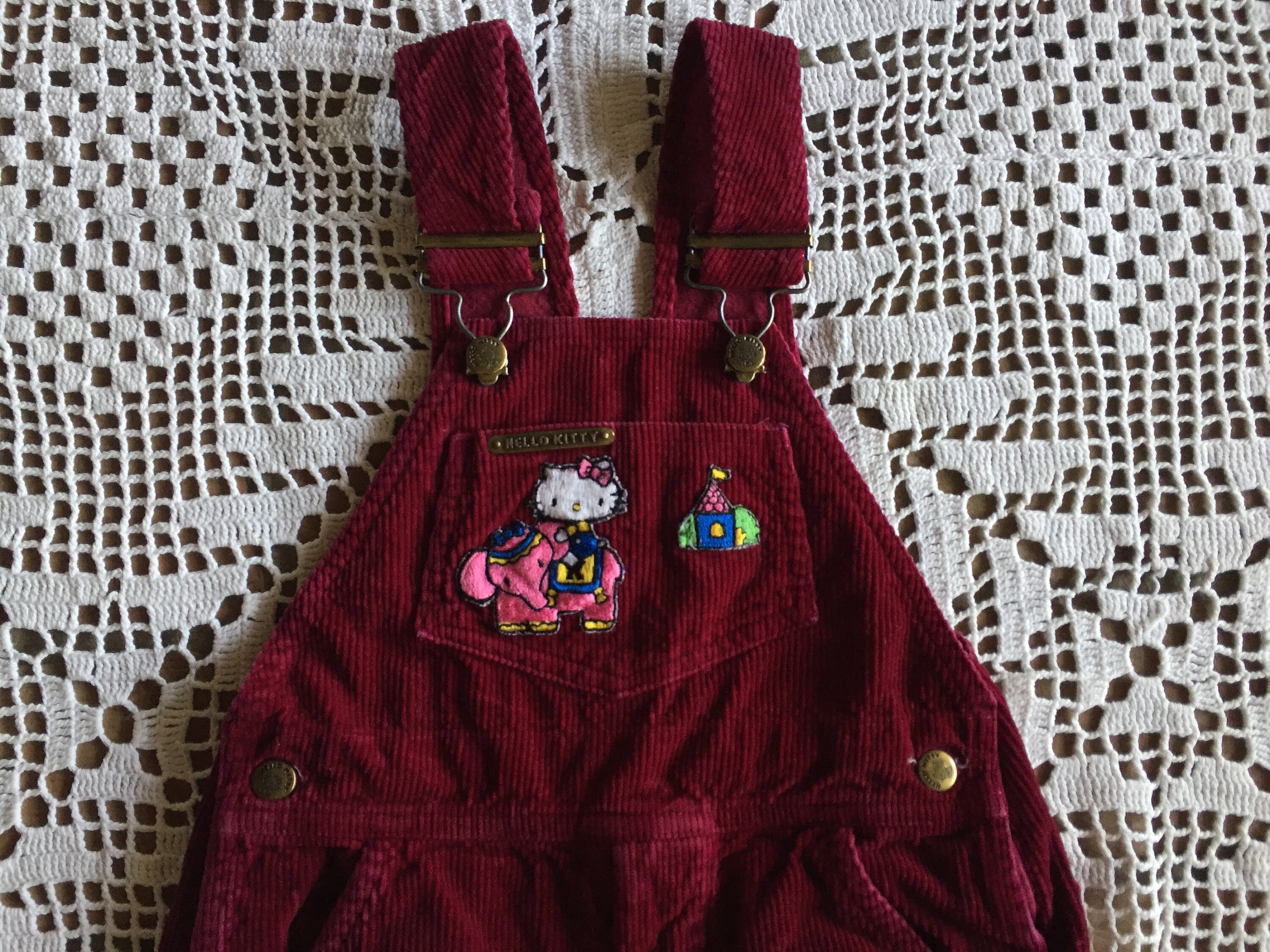 ヴィンテージ【HelloKitty】オーバーオール ロンパース