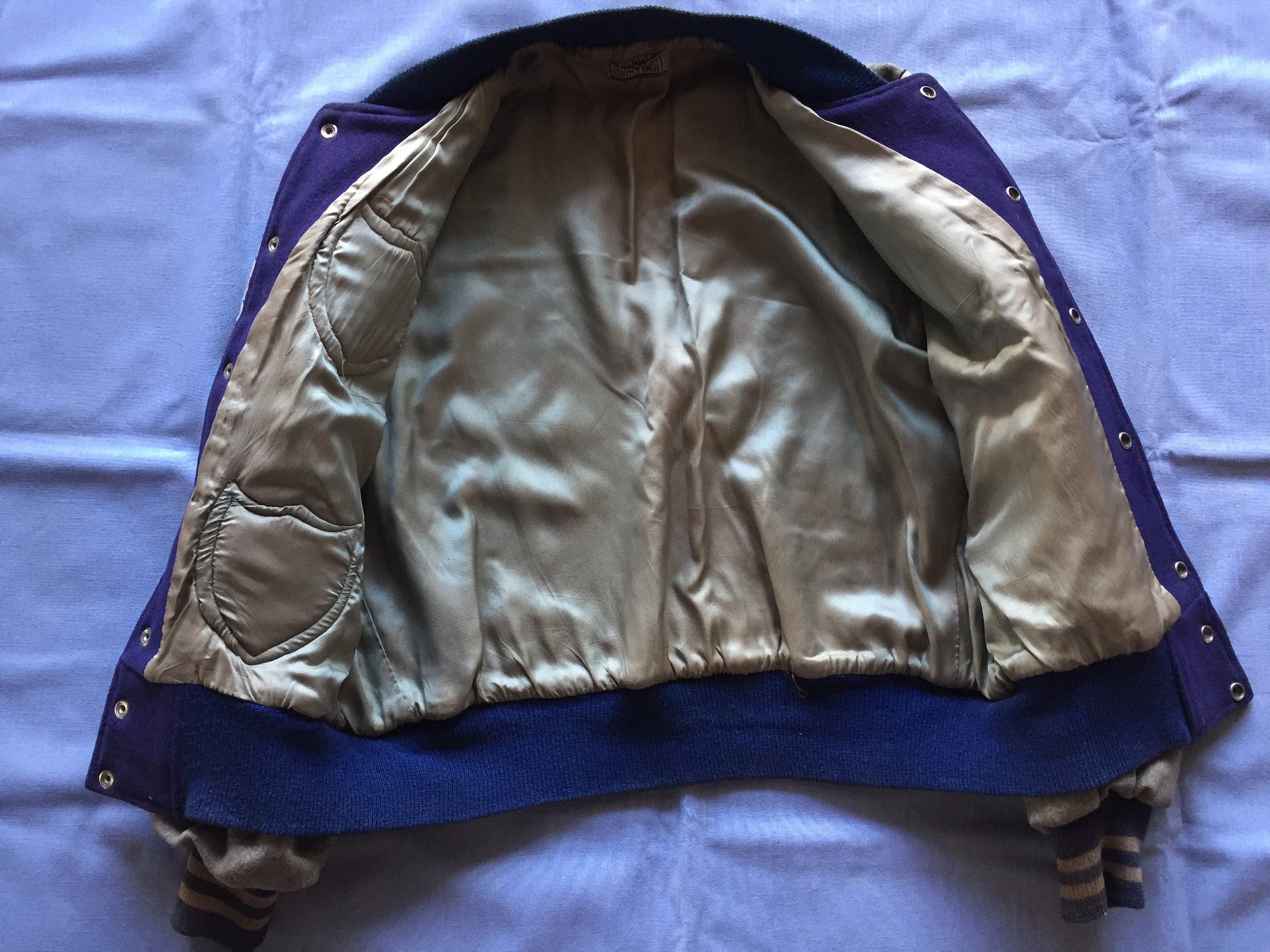 ALUDE lame stitch short jacket