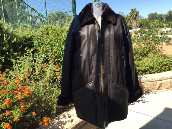 big l leather jacket