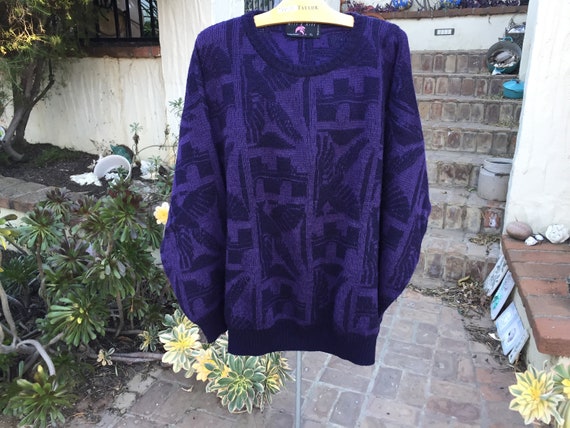 GORGEOUS PURPLE Wool Pullover Sweater from Italy … - image 7