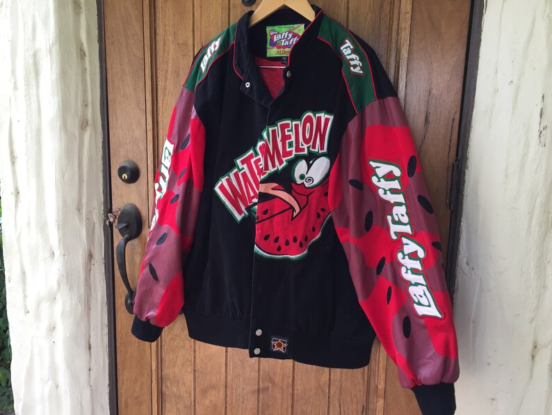JH DESIGN Laffy Taffy WATERMELON Nascar Jacket Size 2XL Etsy