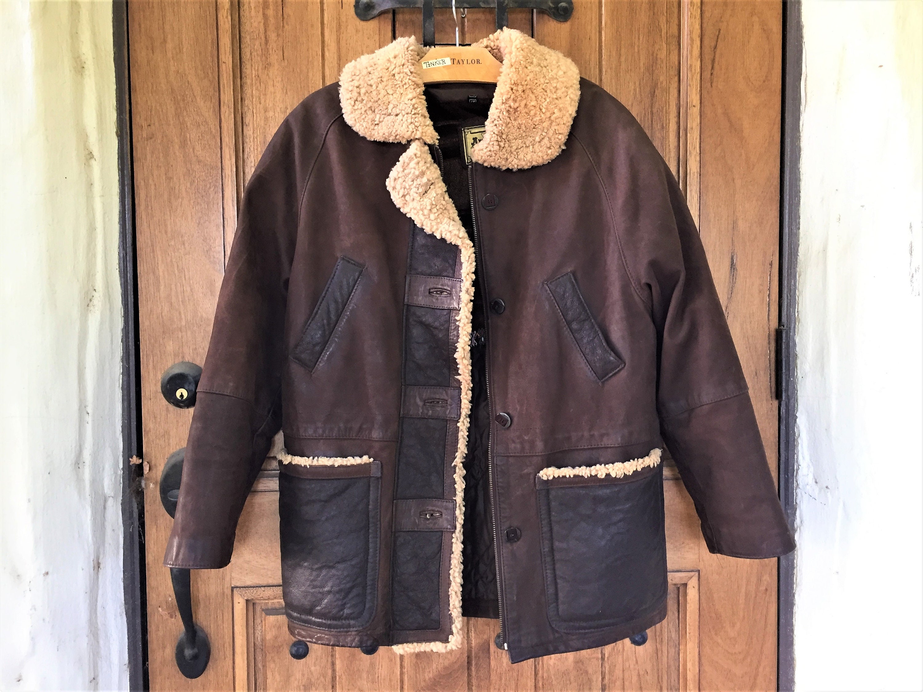flannel shearling jacket