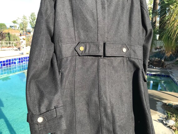 COOGIE WOOL TOGGLE Coat Size Medium Wool Poly Ble… - image 10