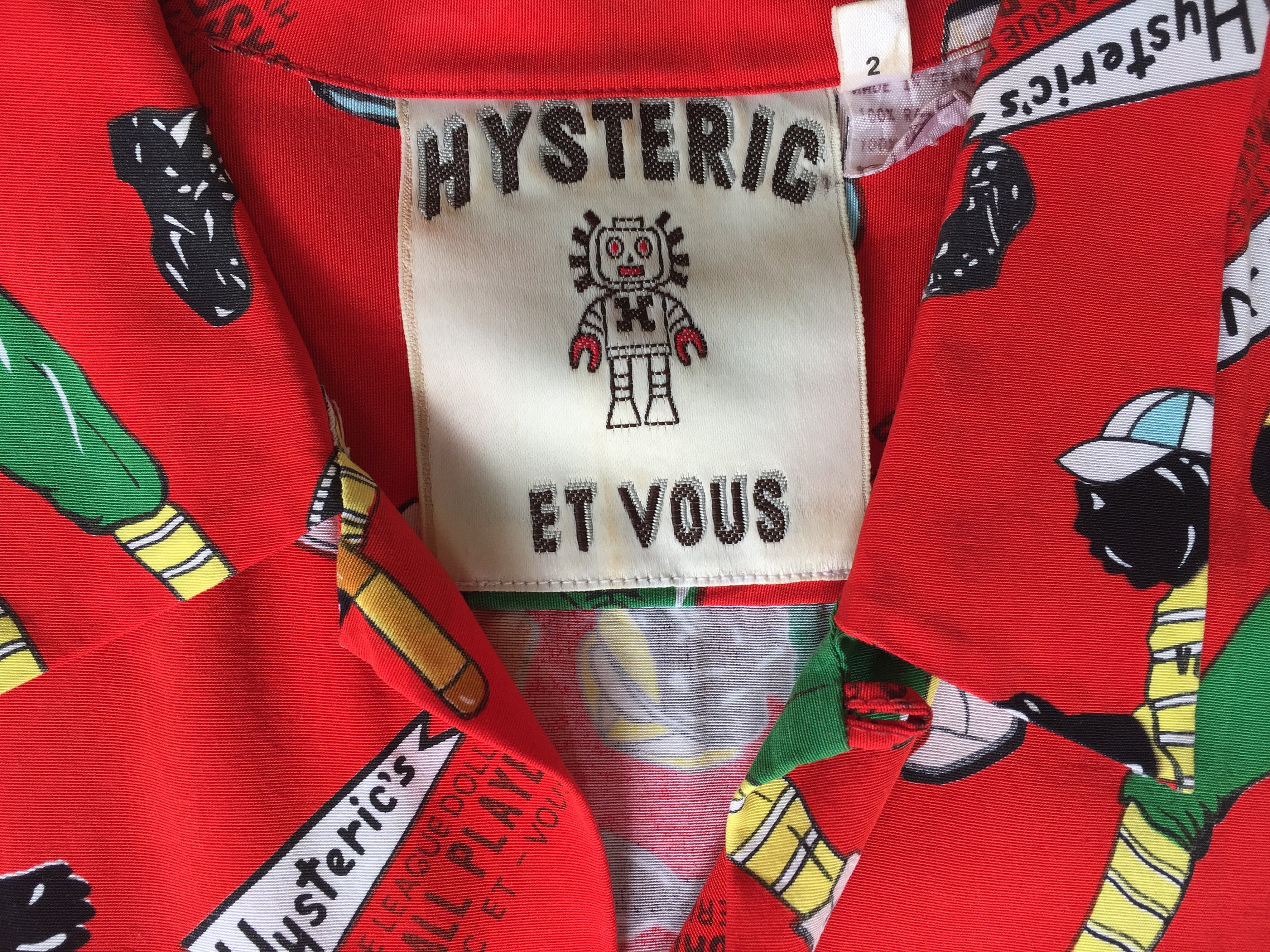 Hysteric Glamour Top - Etsy