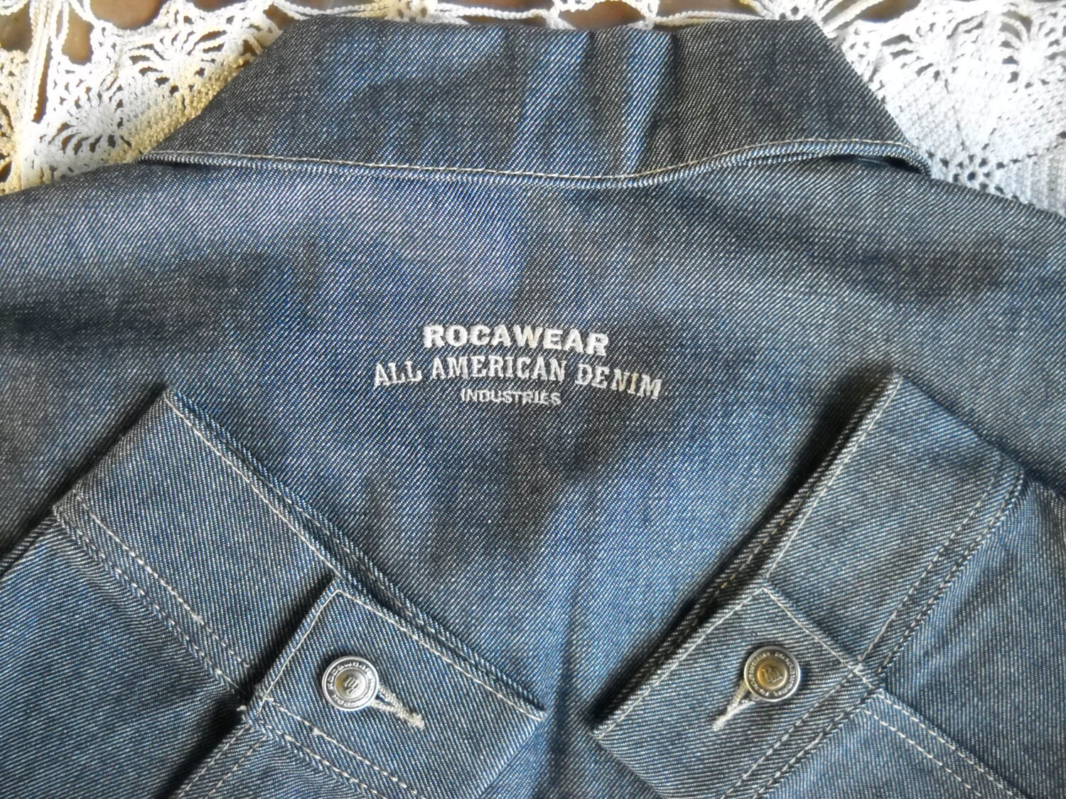 ROCAWEARビッグサイズスタジャン HIPHOP ROCAWEARスタジャンROCA WEAR 当時物 ロカウェア ビッグサイズ