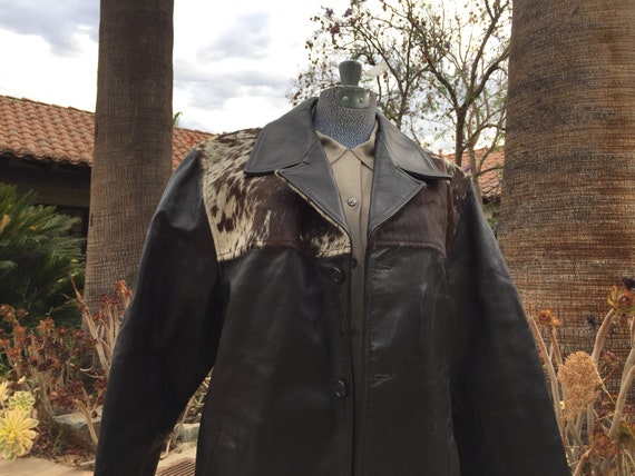 WILSONS PONY HAIR Leather Jacket by M Julian in Mens Size - Etsy