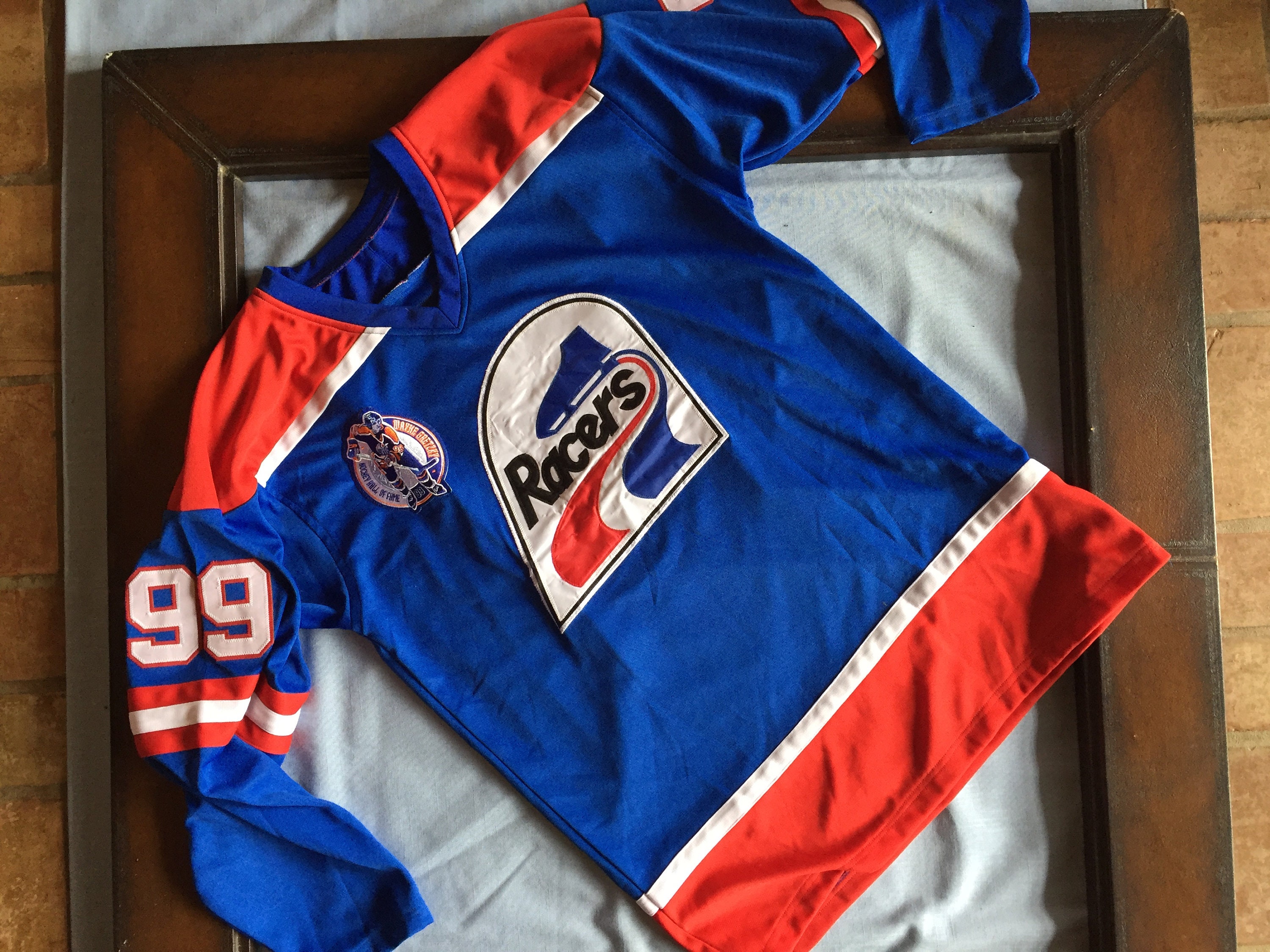 Edmonton Oilers Wayne Gretzky Vintage Sandow SK NHL Hockey Jersey RARE  medium