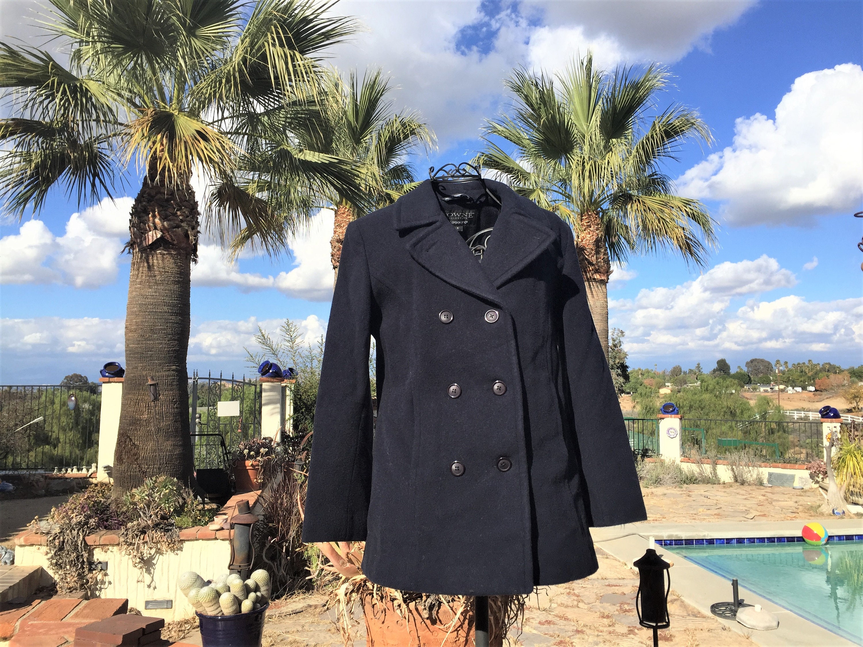 London fog pea clearance coat