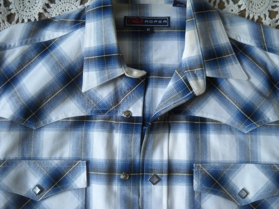 Western Snap shirt by ROPER in size Medium, 100 %… - image 2